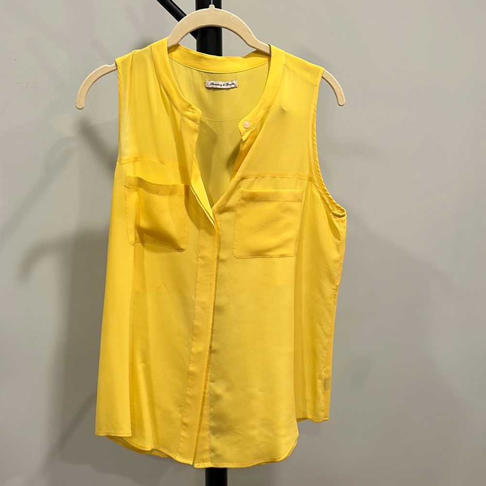Broadway and Broome yellow blouse (S)